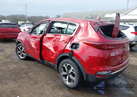 2020 Kia Sportage Lx z USA, uszkodzony, nr VIN KNDPMCAC8L7752344